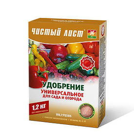 Добриво кристалічне Чистий лист для саду та городу 1200 г