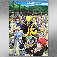 Плакат А3 Аниме Assassination Classroom 001