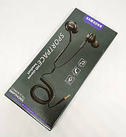 Навушники вакуумні з мікрофоном Samsung SPORTPACE спіраль