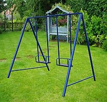 Металева двомісна гойдалка