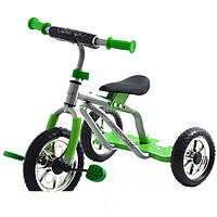 Трехколесный велосипед Profi Trike M 0688-3G Серо-зеленый