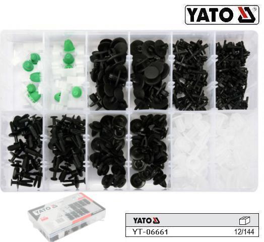 Набір кріплення обшивки салону BMW YATO 290 штук YT-06661