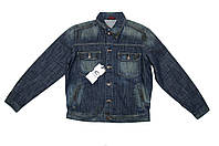 Чоловіча джинсова куртка Crown Jeans модель 411 (ELLIE BLUE) VINTAGE DENIM COLLECTION