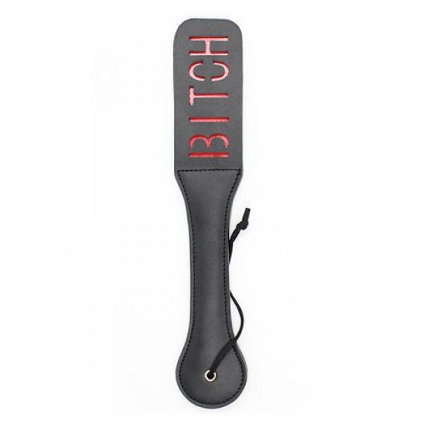 Fetish Art Double Spank Paddle Bitch