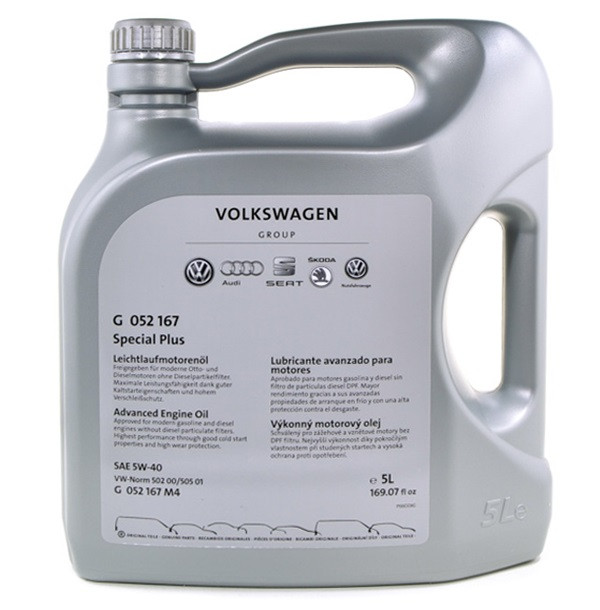 Моторне масло VAG Special Plus 5W-40 5л (G052167M4)