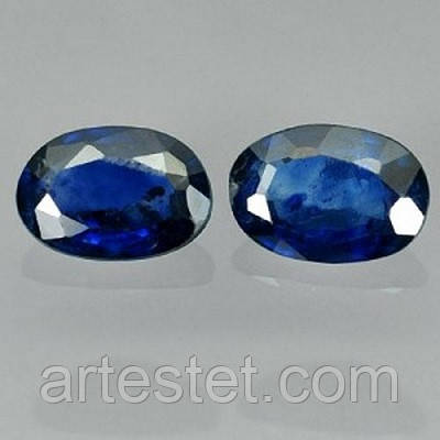 Сапфір Royal Blue овал, 6 шт., фото 1