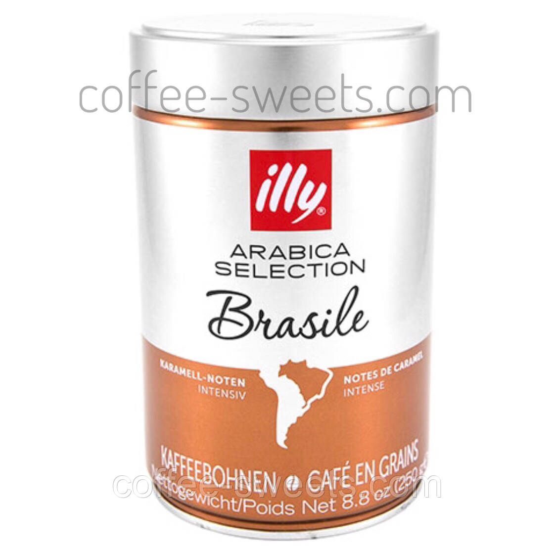 Кава зернова Illy Monoarabica Brasil 250 г