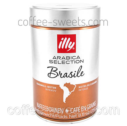 Зерновий кави Illy Monoarabica Brasil 250 гр, фото 2