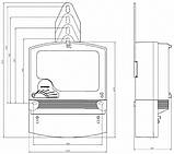 Лічильник трифазний з радіомодулем
NIK 2303 AP3T.1400.MC.11, фото 2