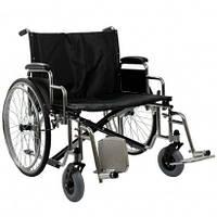 Посилена інвалідна коляска ширина 66 см OSD-YU-HD-66, Сталева інвалідна коляска