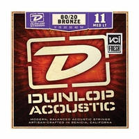 Струни для акустичної гітари DUNLOP DAB1152 80/20 BRONZE MEDIUM LIGHT (11-52)