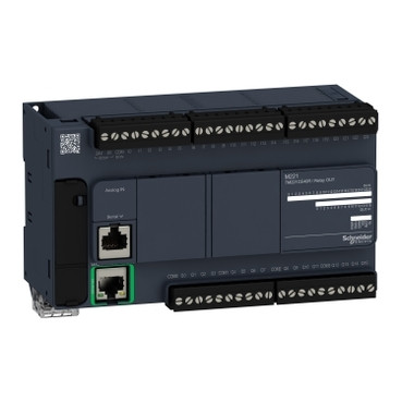 Контролер Modicon M221 24DI/16RO+2AI (0-10В) RS485 + Ethernet TM221CE40R, фото 1