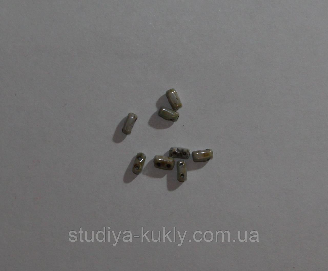 Гудзик для ляльок мікро, скло, 5-6 мм, № 9ст, фото 1