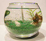 Декоративна гелева свічка Чародійка морська куля золота рибка, фото 4