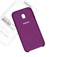 Силіконовий чохол Samsung J3 2018 Soft-touch Fuchsia