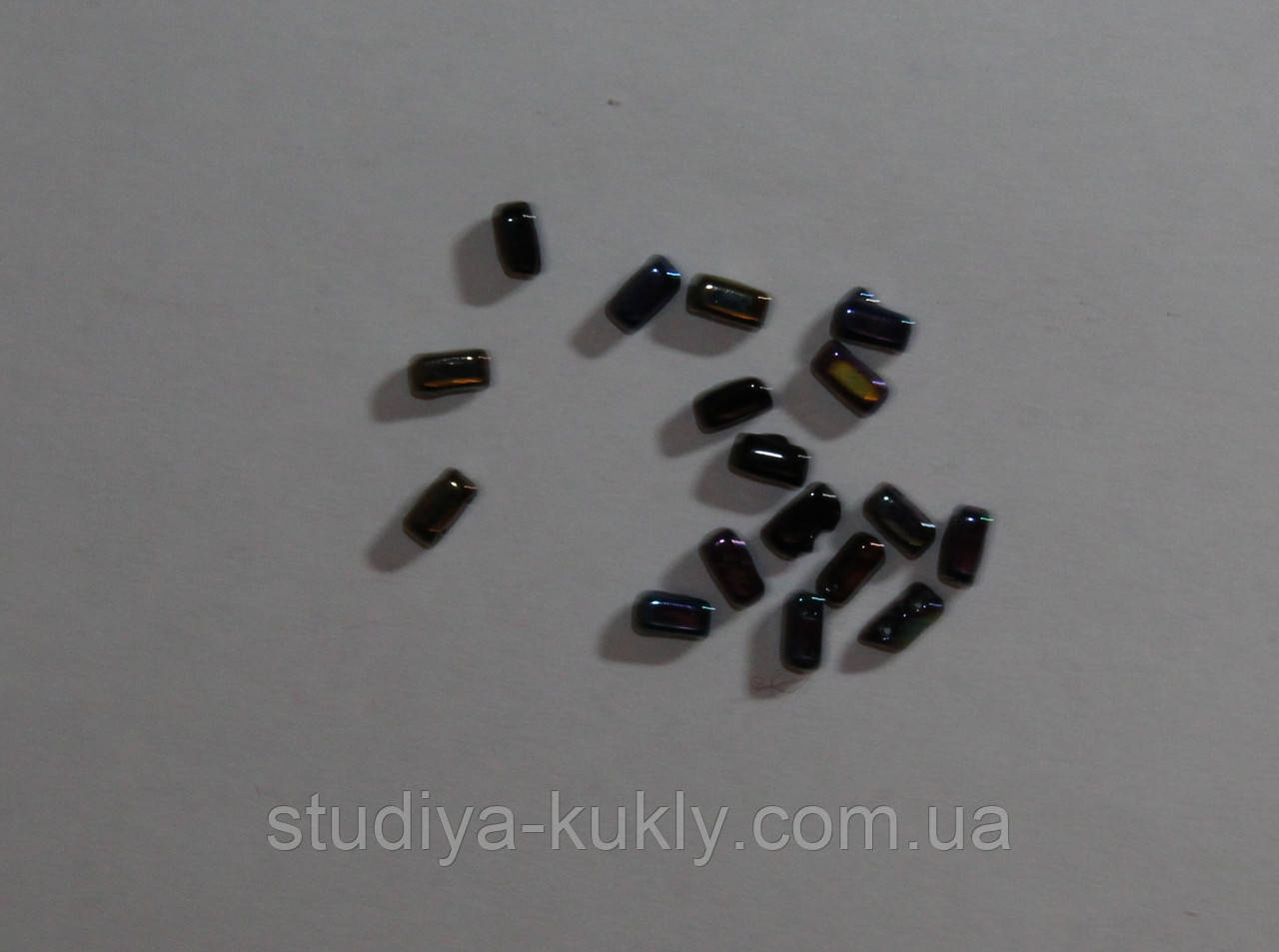 Гудзик для ляльок мікро, скло, 5-6 мм, № 10ст, фото 1