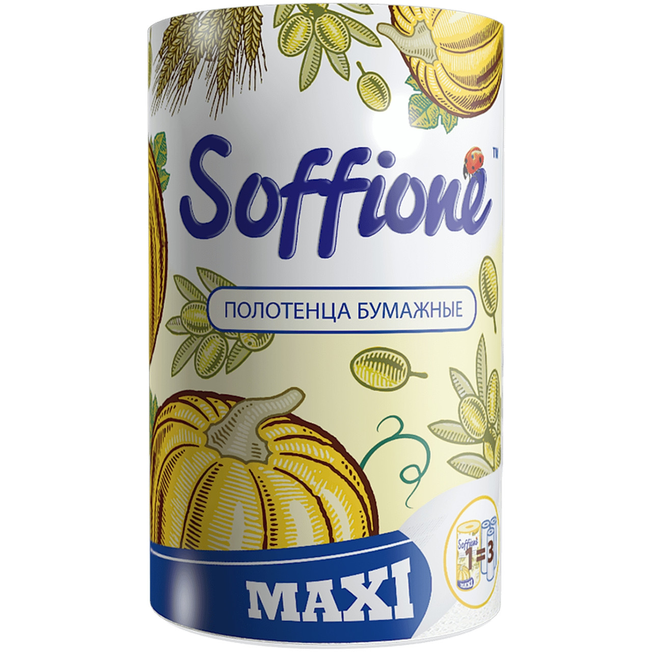 "SOFFIONE" Рушник паперовий MAXI (1 шт/уп)