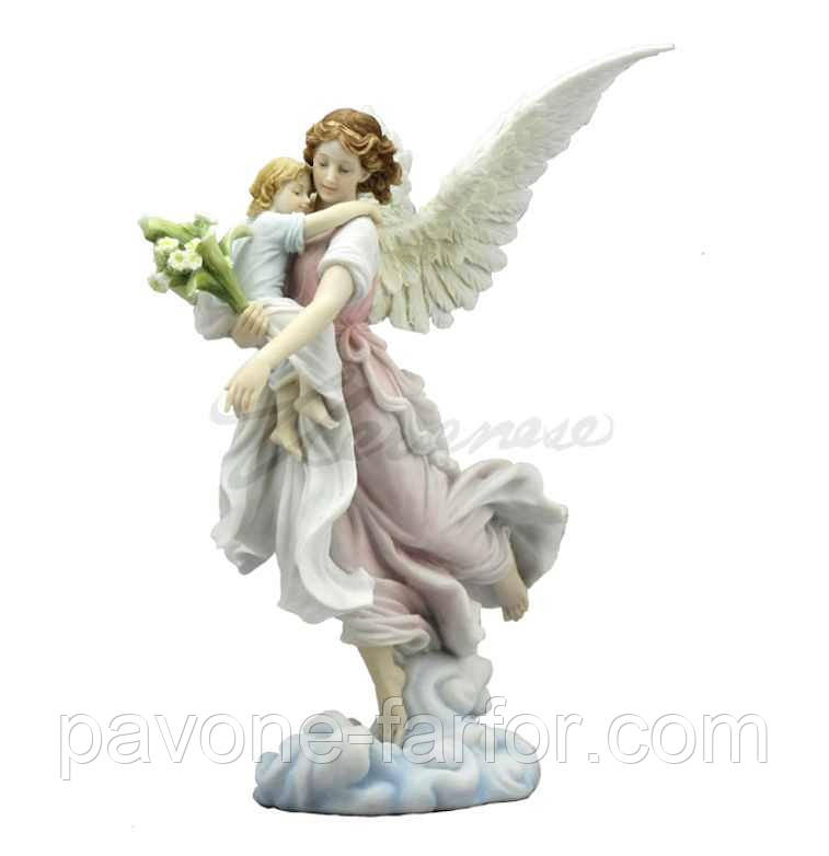 Колекційна статуетка Veronese Ангел-хранитель з дитиною на руках WU73501AA