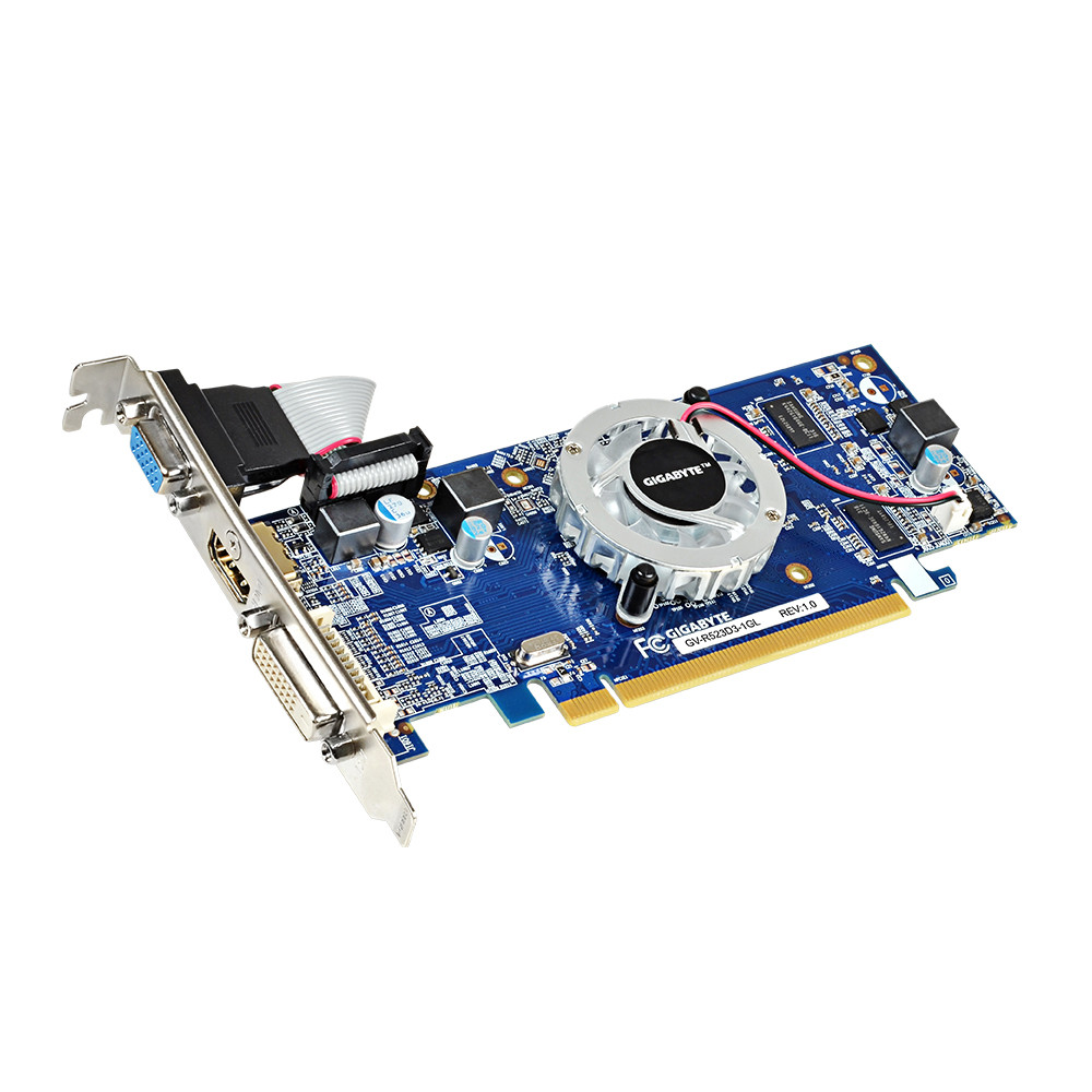 Відеокарта GigaByte Radeon R5 230 (GV-R523D3-1GL)