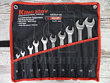 Набір ключів комбінованих KingRoy KRTRP-10 10 шт.