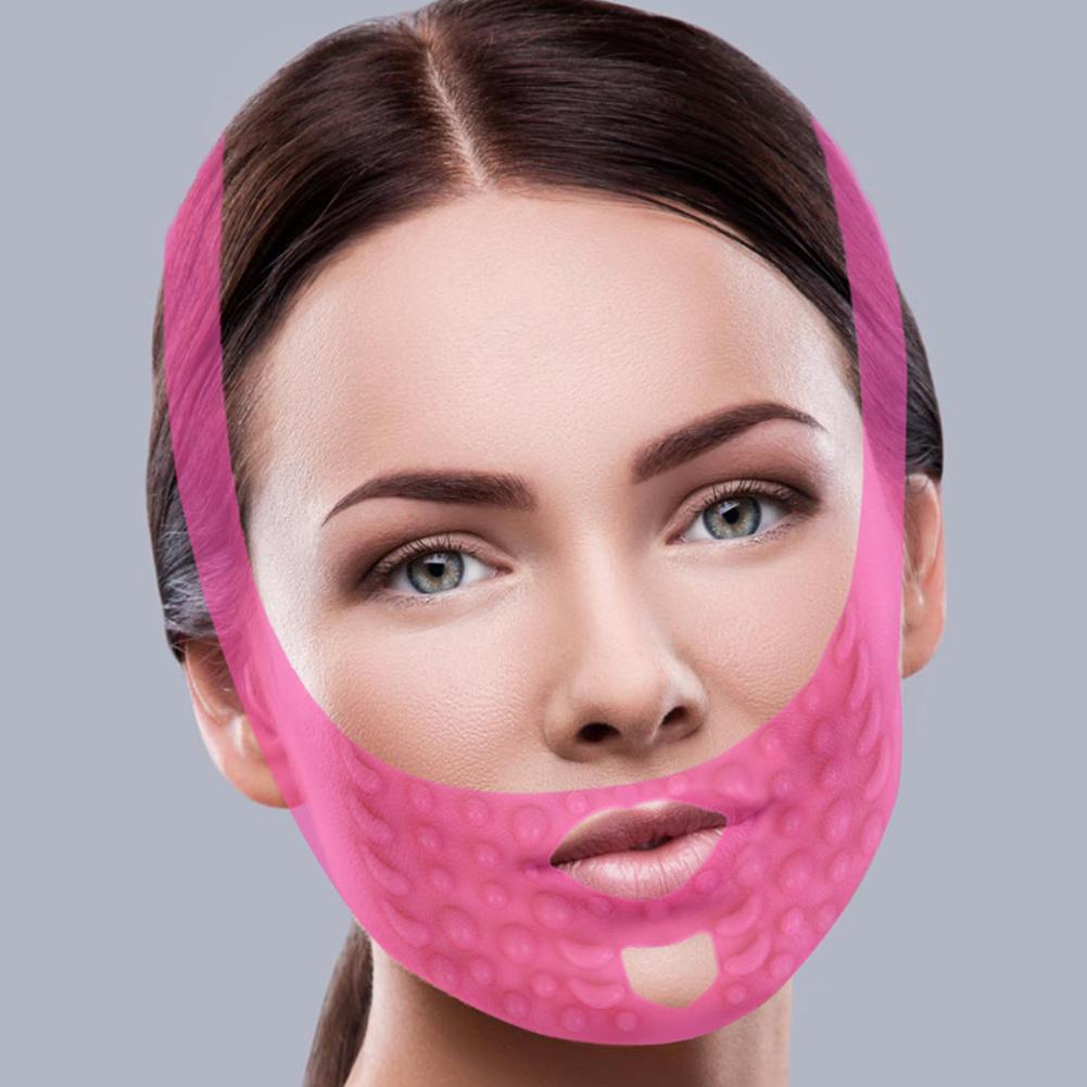 Масажна маска-бандаж для корекції овалу обличчя (підборідок, щоки)