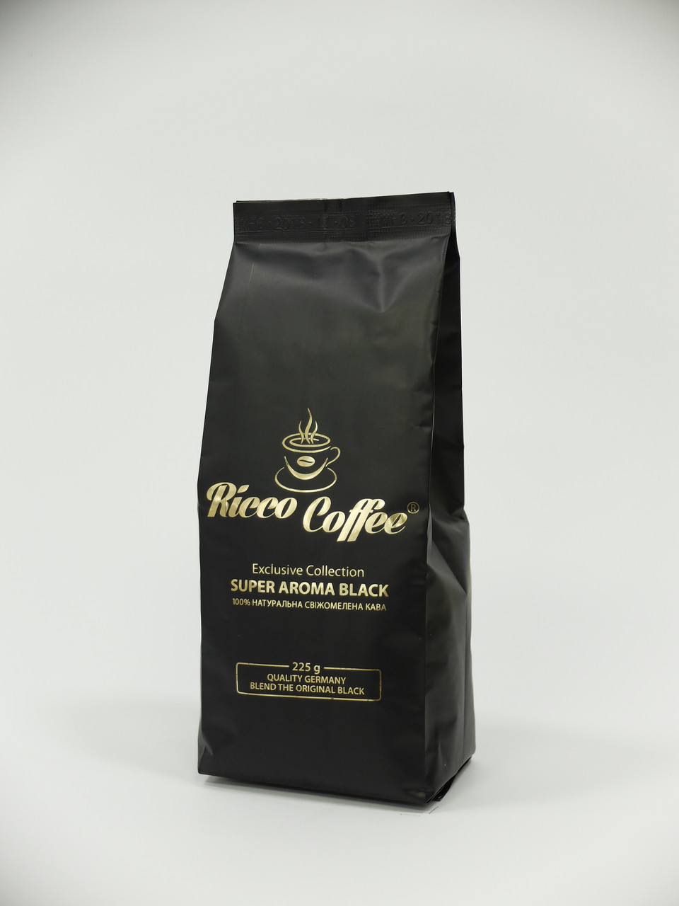 Кава мелена Ricco Coffee Super Aroma Black 225 гр