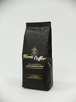 Кава мелена Ricco Coffee Super Aroma Black 225 гр