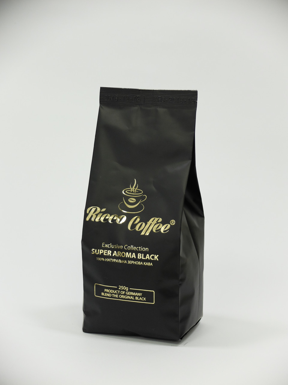 Зерновой кофе Ricco Coffee Super Aroma Black 250 гр - фото 1 - id-p158635480