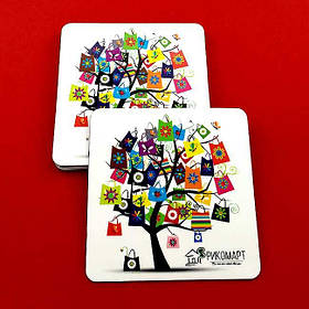 Рекламный магнит на холодильник. Размер 63х63 мм 7