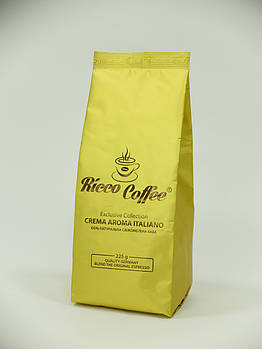 Кава мелена Ricco Coffee Crema Aroma Italiano 225 г