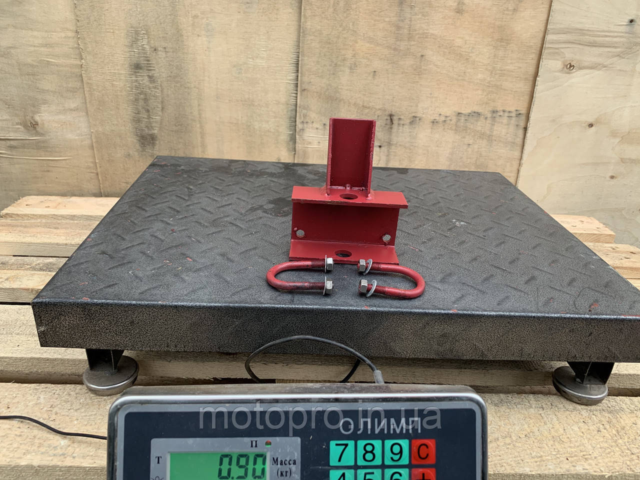 Скоба (хомут, планка) встановлення навісного обладнання на передній частині (під мотоблоки WEIMA 1100), фото 1