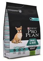 Корм Purina Pro Plan (Пурину Про план) Adult Small Mini SENSITIVE DIGESTION для чутливих собак дрібних порід (ягня), 3 кг