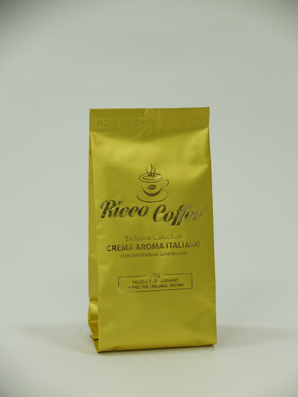 Зернова кава Ricco Coffee Crema Aroma Italiano 75 г