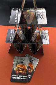 Рекламные магниты для службы доставки еды. Размер 70х45 мм 8