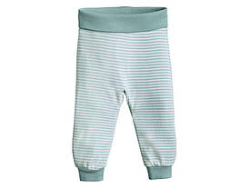 Штани для дитини блакитні в білу смужку looney tues р.74/80, 86/92