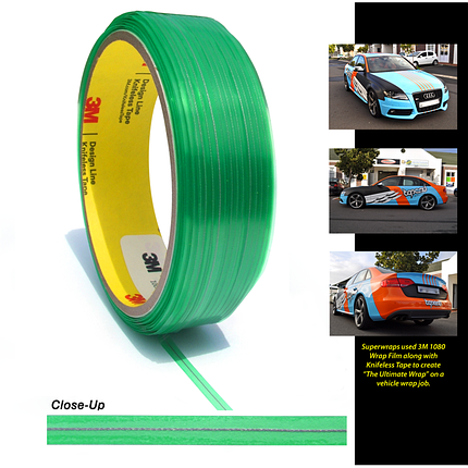 Стрічка ріжуча для дизайну плівки - 3M™ Design Line Knifeless Tape 3,5 мм х 50 м. (KTS-DL1), фото 3