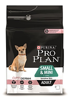 Корм Purina Pro Plan (Пурину Про План) Adult Small Mini для собак дрібних порід (лосось), 3 кг