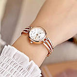 Годинник жіночий JW наручний кварцовий, браслет із неіржавкої сталі, золотистий, фото 2