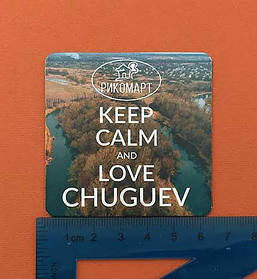 Рекламные магнитики на холодильник. Размер 63х63 мм 3