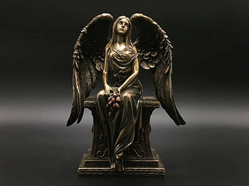 Статуетка Veronese Ангел з трояндами WS-946