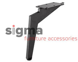 Ніжка меблева R 311 160 mm чорний матовий