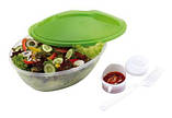 Контейнер для салата 1,25 л, фото 3