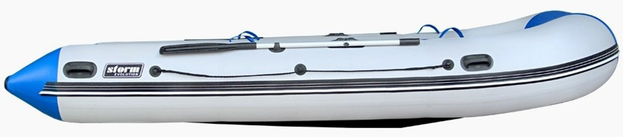 Aqua Storm stk400Е Evolution - моторная килевая лодка Шторм 400 с фанерным настилом - фото 2 - id-p449985437