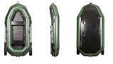 Bark B-280P човен надувний Барк 280 с брусом і килимом, фото 4