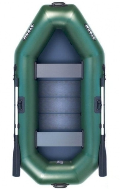 Aqua Storm st280 човен надувний двомісний Шторм 280 з рейковим килимком, фото 1