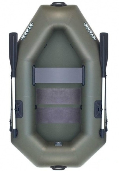 Aqua Storm st220c човен надувний одномісний Шторм 220 з рейковим килимком, фото 1