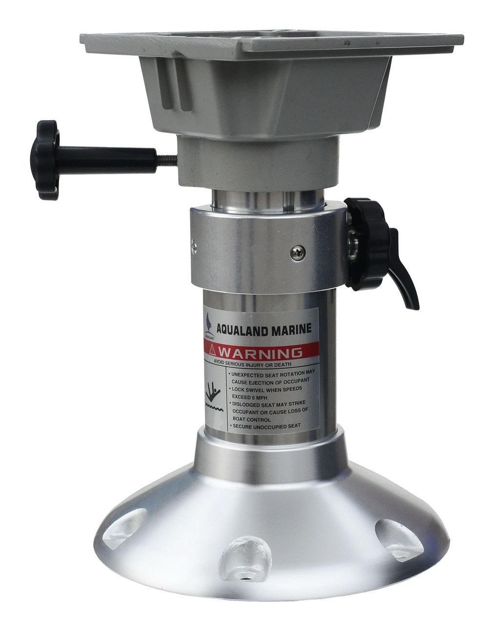 AquaL 2001013 стійка алюмінієва підіймальна 33-45 см для сидіння в човен або катер, фото 1