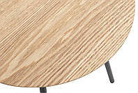 Столик журнальний круглий діаметр 40 см (колір дуб) hotdeal, фото 6