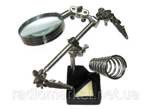 Третя рука ZD-10G, 3X збільшення, діаметр лінзи — 60 мм, фото 1