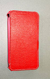 Чохол-книжка на телефон Prestigio 3503 Wize C3 червоного кольору